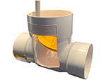 Straight-Fit Extendable Backwater Valve